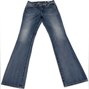 Miss Me Dark Blue Wide Leg Jeans
